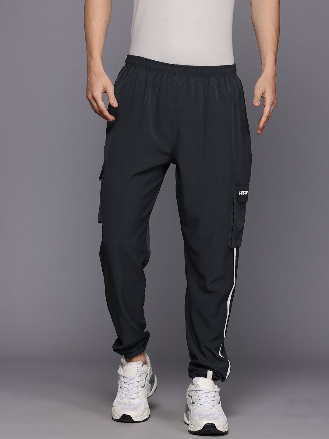 HRX by Hrithik Roshan Men Brand Logo Print Casual Joggers
