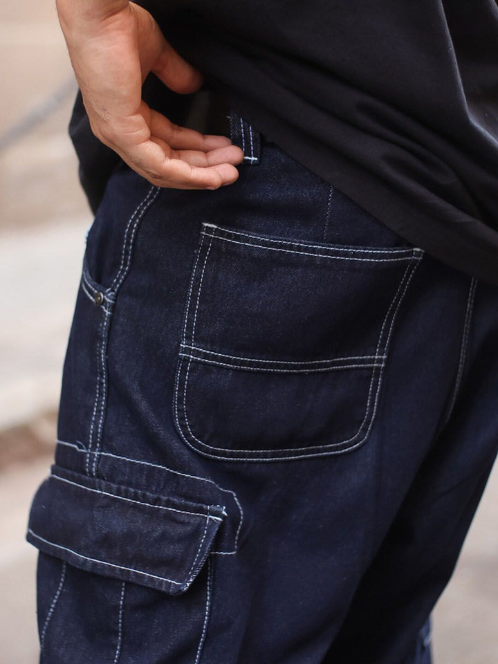 Powerlook Men Cotton Clean Look No Fade Relaxed Fit Jeans