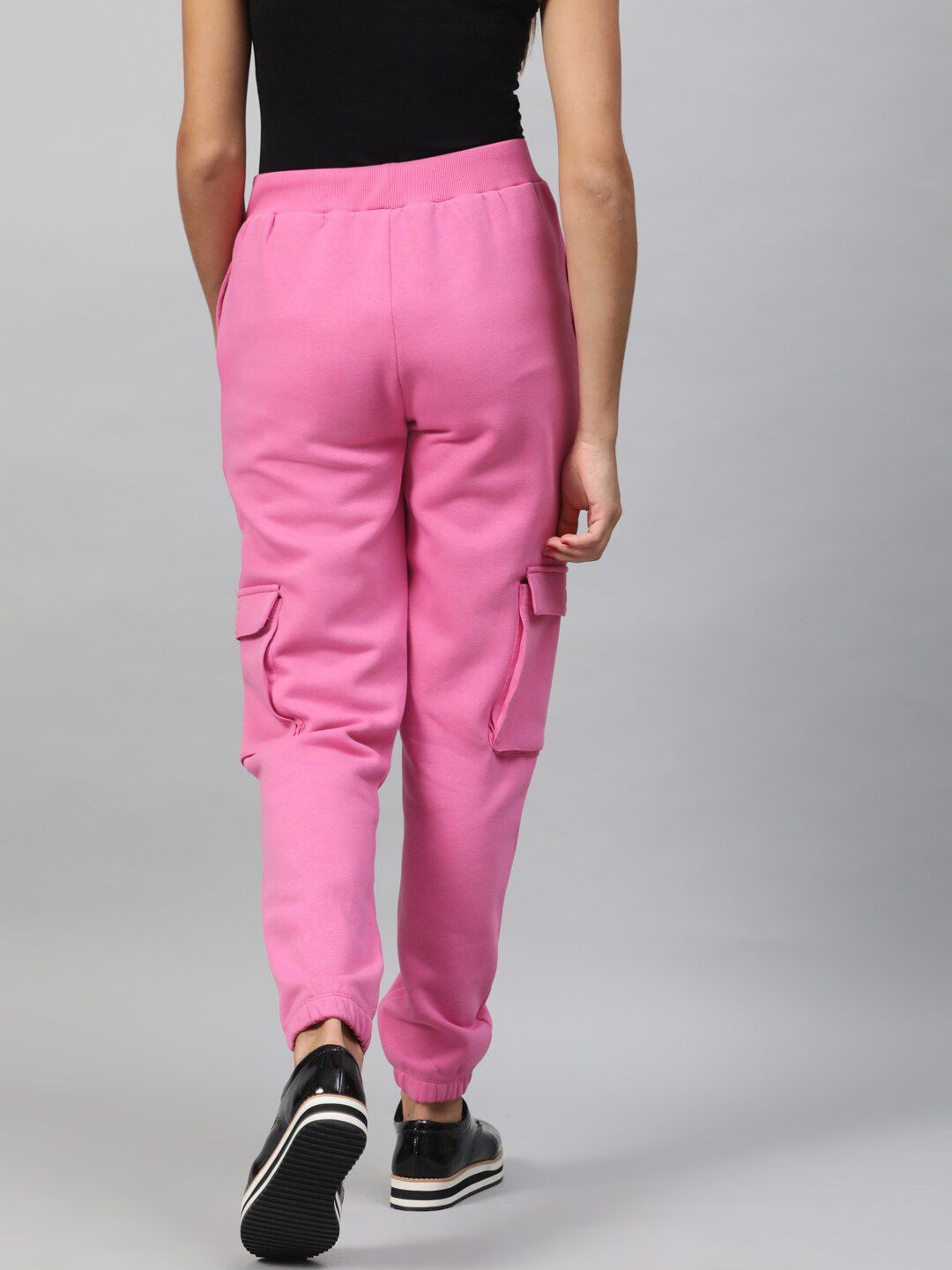 STREET 9 Women Pink Regular Fit Solid Joggers