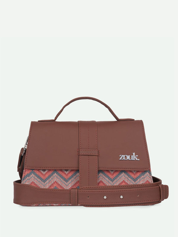 ZOUK Women Kriti Sanon Gwalior Weaves Iconic Evening Satchel
