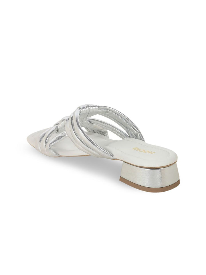 Mochi Women Open Toe Block Heel Sandals