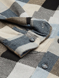 The Indian Garage Co Pure Cotton Checked & Textured Relaxed Fit Casual Shirt