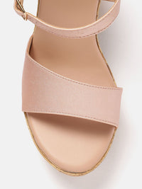 DressBerry Open Toe Block Heels