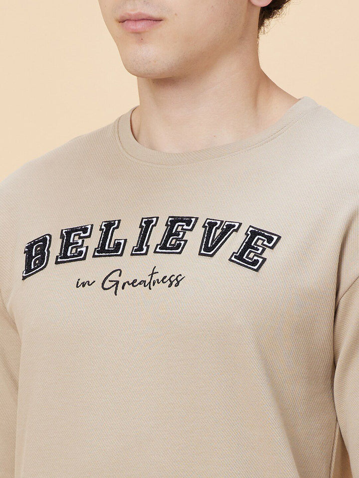 Being Human Typography Printed Drop Shoulder Sleeves Oversized T-shirt