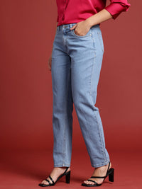 all about you Women Boyfriend Fit High-Rise Stretchable Jeans