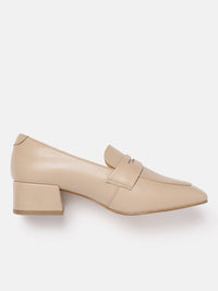Lino Perros Women Block Heel Penny Loafers