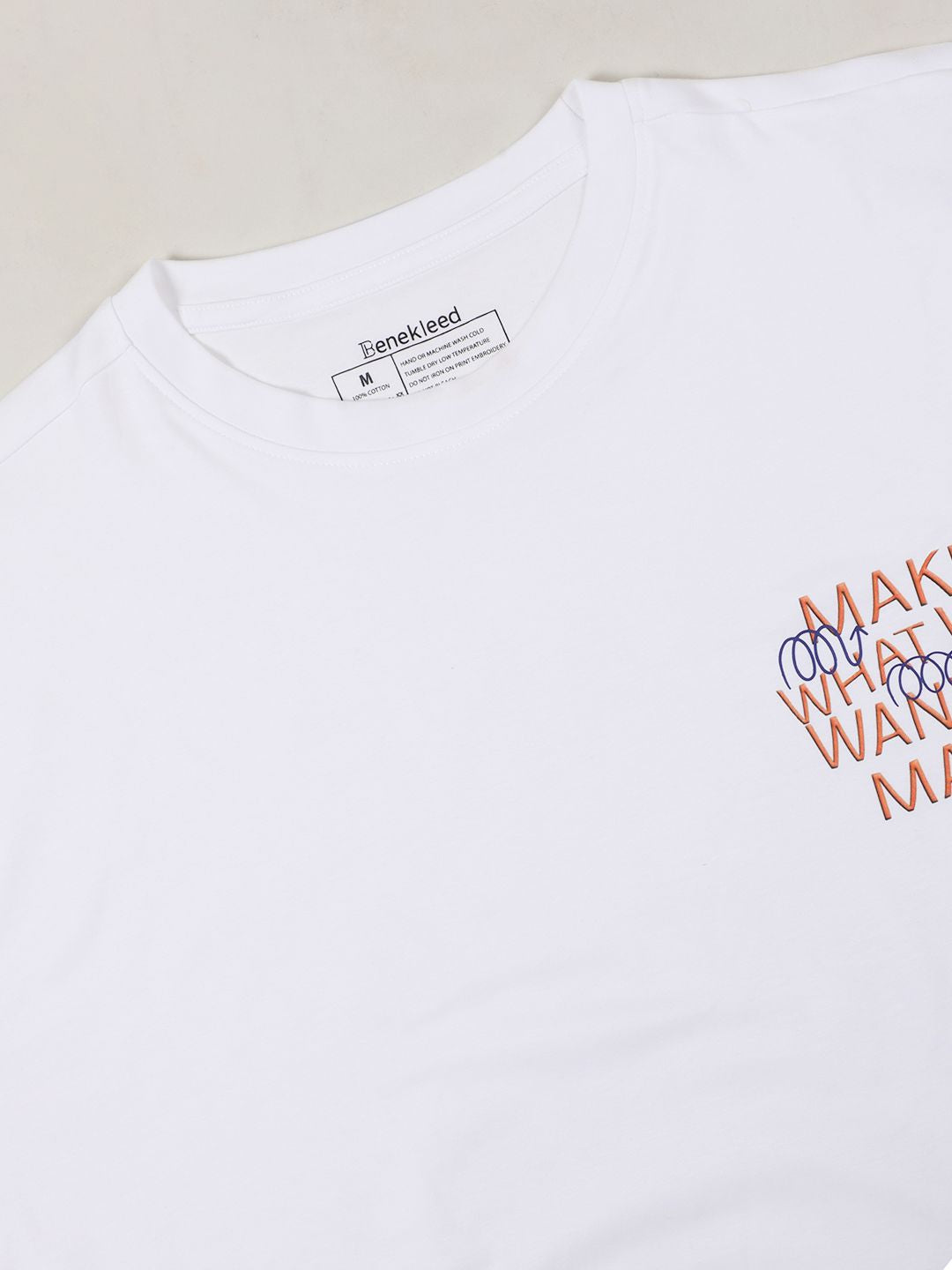 Bene Kleed Men Typography Printed Cotton T-shirt