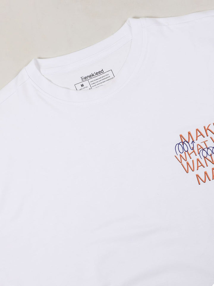 Bene Kleed Men Typography Printed Cotton T-shirt