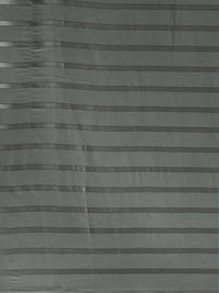 Saree mall Grey Striped Satin Saree