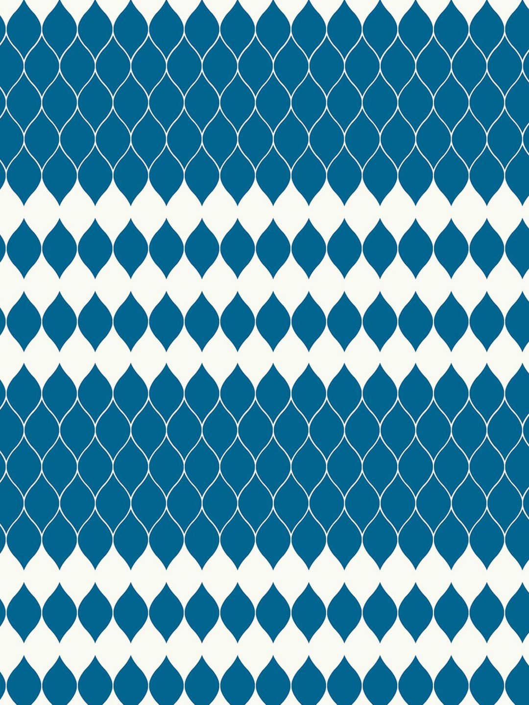 Story@home Nature Blue & White 2 Pieces Geometric Printed Window Curtains