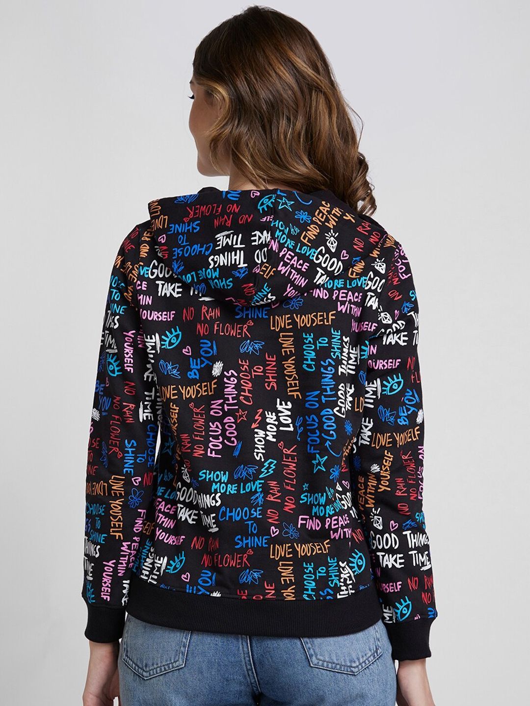 SPYKAR Typography Printed Sweatshirt