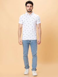 Being Human Conversational Printed Polo Collar Short Sleeves T-shirt