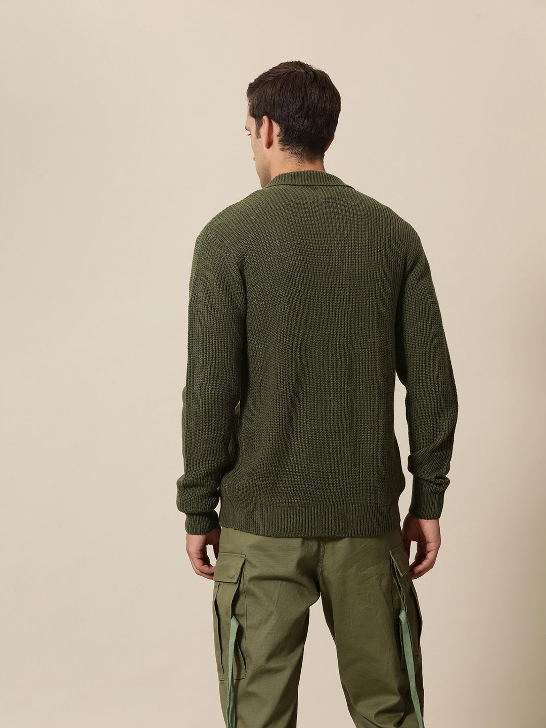 Mr Bowerbird Ribbed Oversized Fit Cardigan