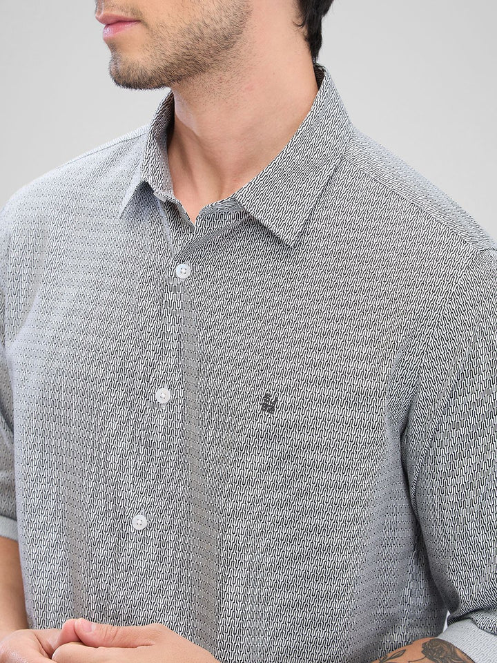 SPYKAR Men Slim Fit Grid Tattersall Checks Opaque Checked Pure Cotton Casual Shirt