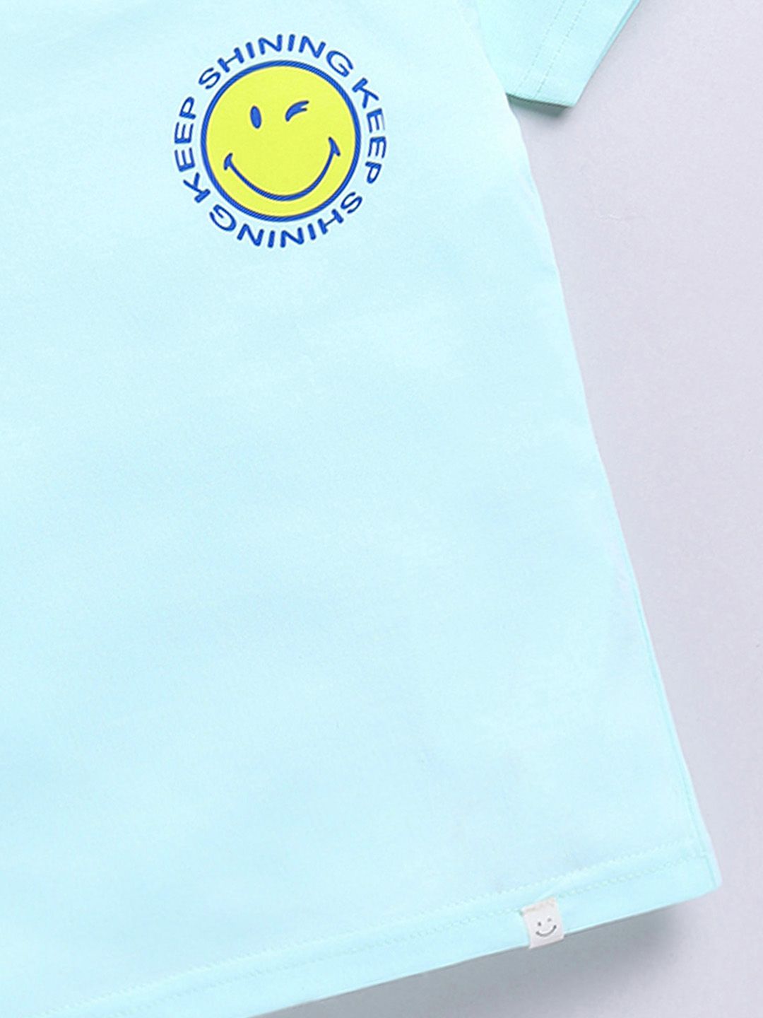 Happy Faces Boys Printed Pure Cotton T-shirt