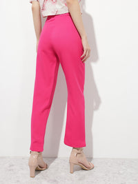 DressBerry Women Blushed Hue Essentials regular Fit Trousers