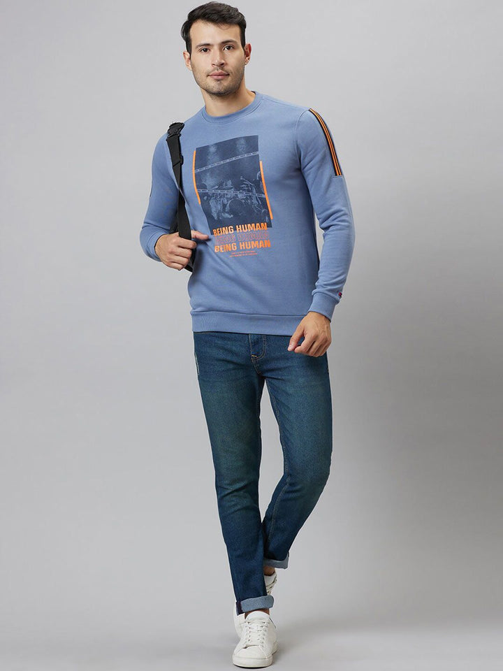 Being Human Graphic Printed Long Sleeves Pullover