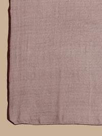 Anouk Brown Abstract Printed A-Line Kurta with Trousers & Dupatta