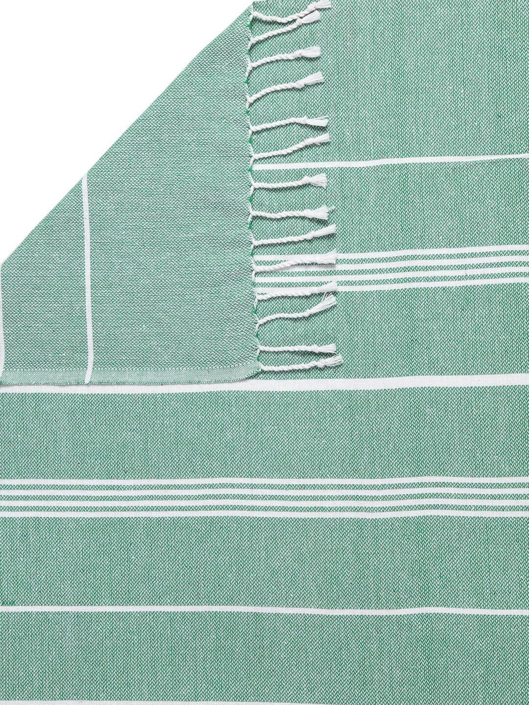KLOTTHE Unisex Set Of 4 Striped 233 GSM Bath Towels