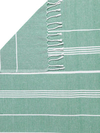 KLOTTHE Unisex Set Of 4 Striped 233 GSM Bath Towels