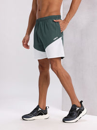HRX by Hrithik Roshan Men Colourblocked Rapid-Dry Running Shorts