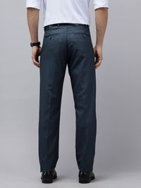 Park Avenue Men Checked Comfort Fit Formal Trousers