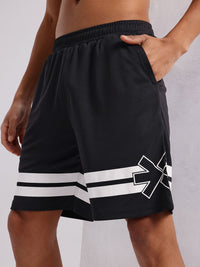 HRX by Hrithik Roshan Men Printed Rapid Dry Training Shorts