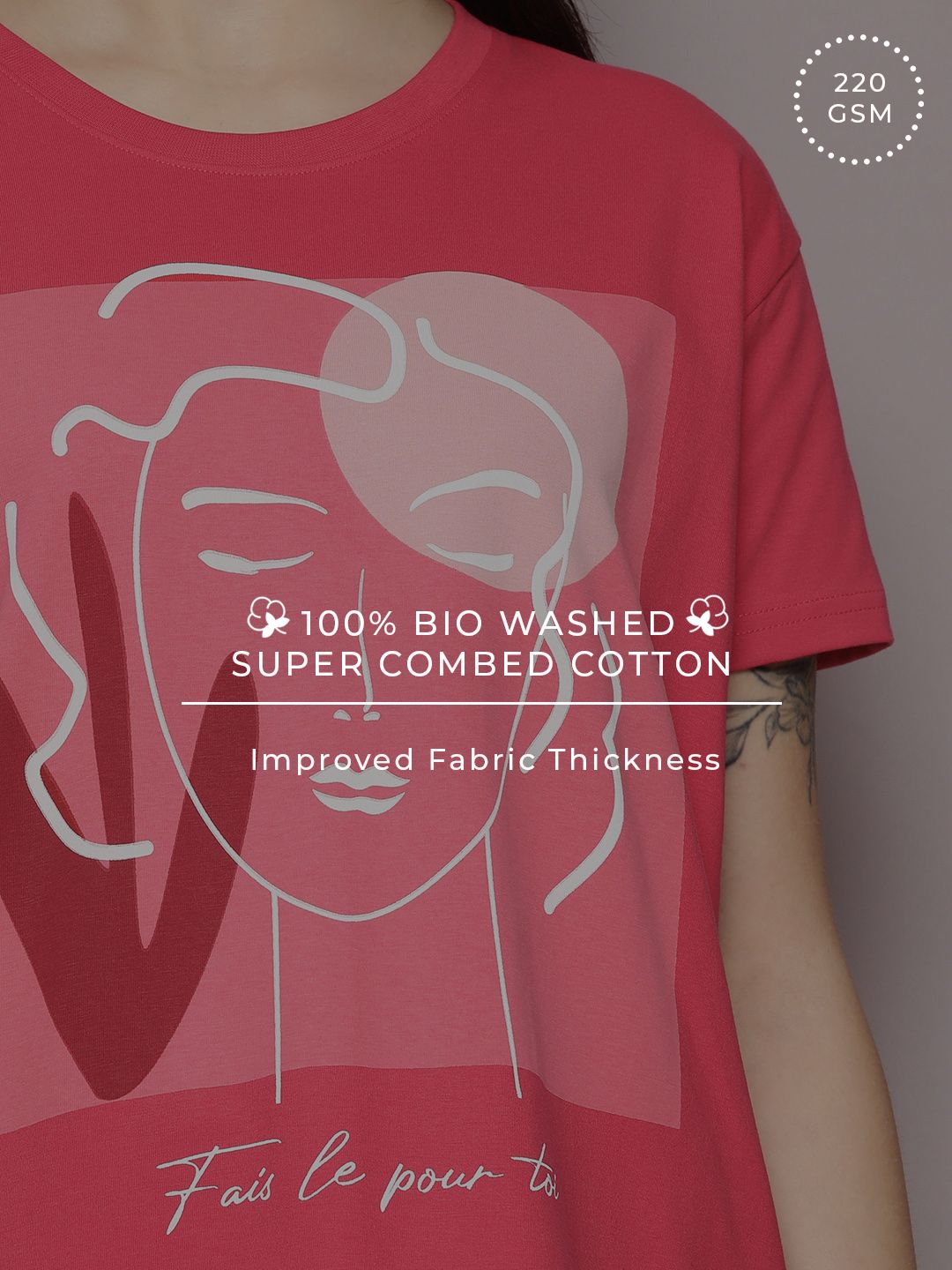 DILLINGER Women Graphic Printed Boxy T-shirt