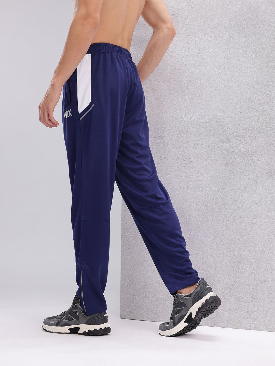 HRX by Hrithik Roshan Men Brand Logo Detail Rapid-Dry Running Track Pants