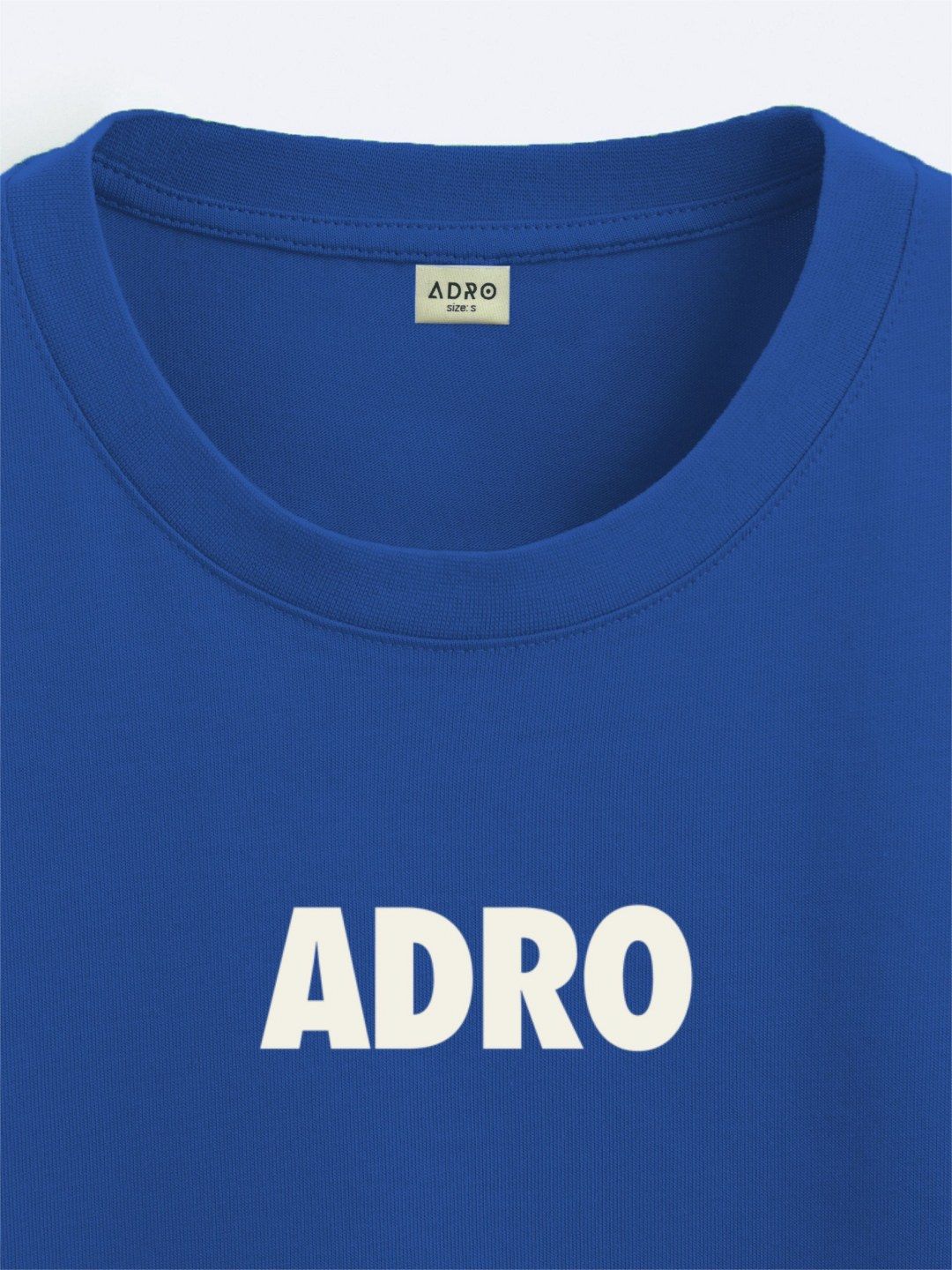 ADRO Lelaki Baju T-Shirt Bersaiz Besar Kapas Lengan Jatuh Bercetak Grafik
