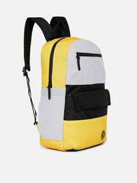 SPYKAR Men Yellow & Black Colourblocked Backpack