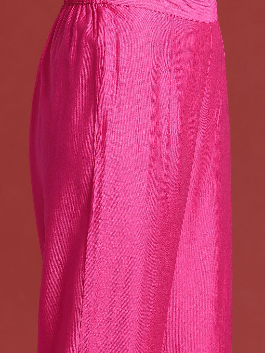 Anouk Tyohaar Collection Printed Panelled Kurta with Palazzos & Dupatta