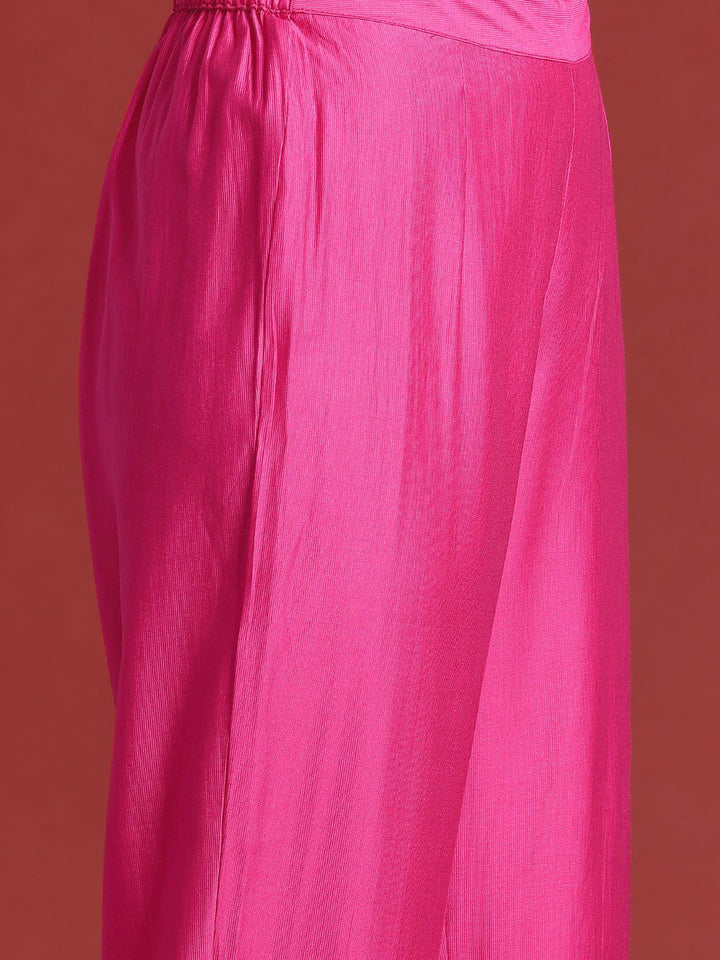 Anouk Tyohaar Collection Printed Panelled Kurta with Palazzos & Dupatta