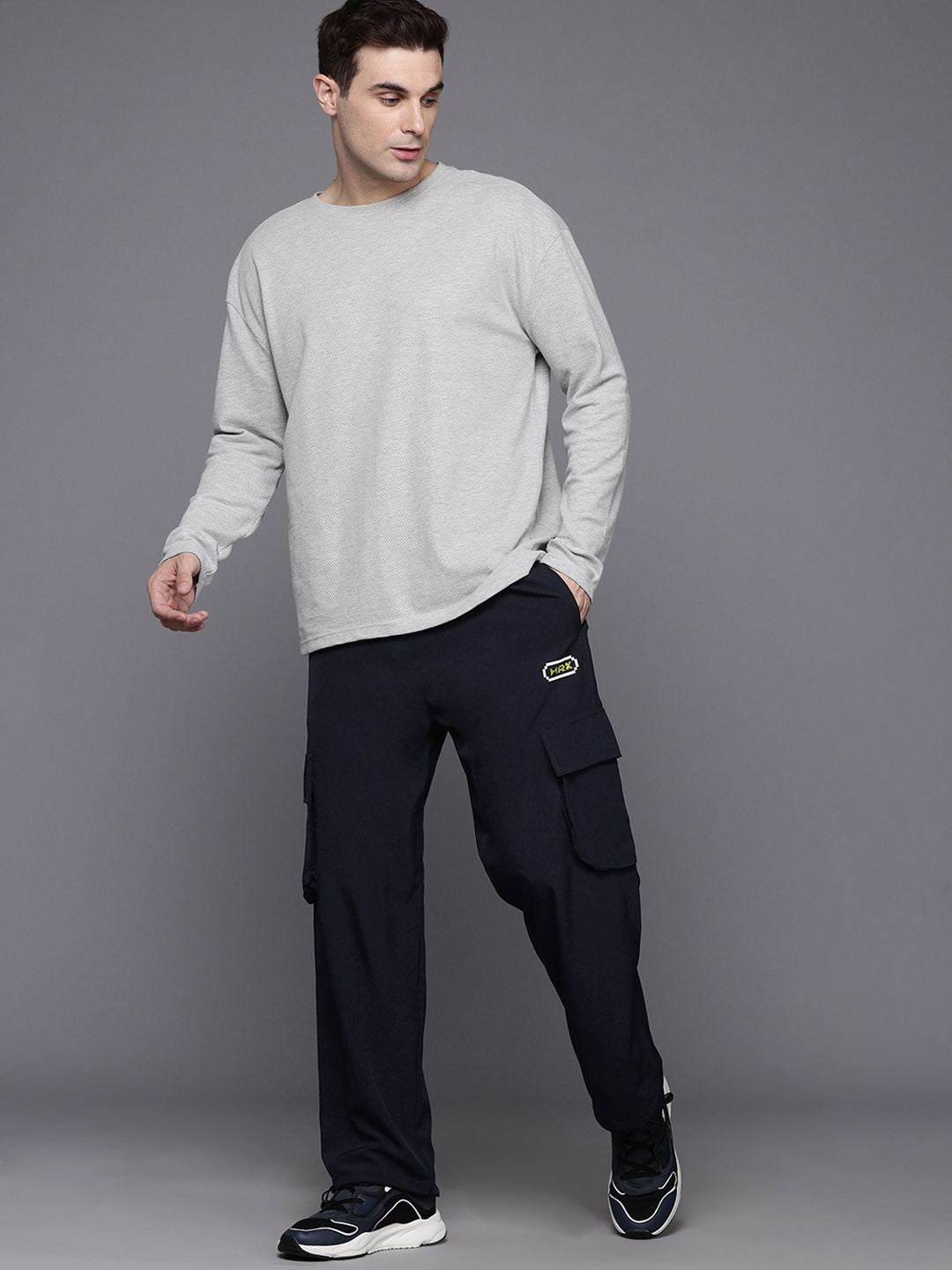 HRX by Hrithik Roshan Men Lifestyle Cargo-Style Parachute Pants