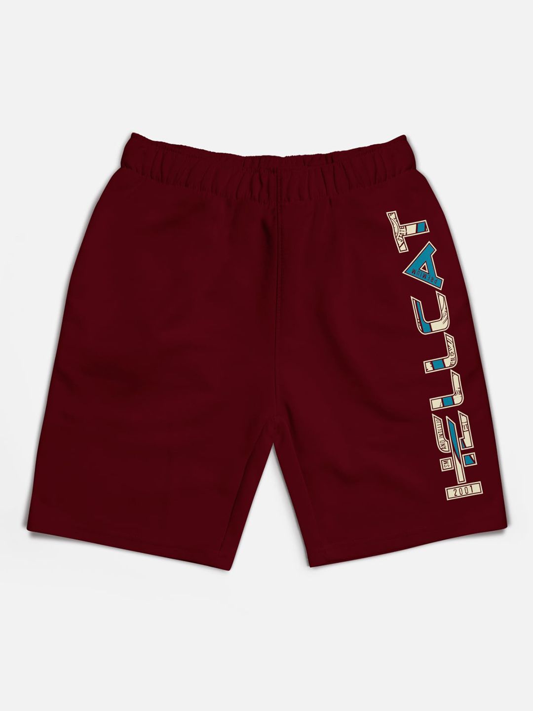 HELLCAT Boys Pack Of 3 Typography Printed Shorts