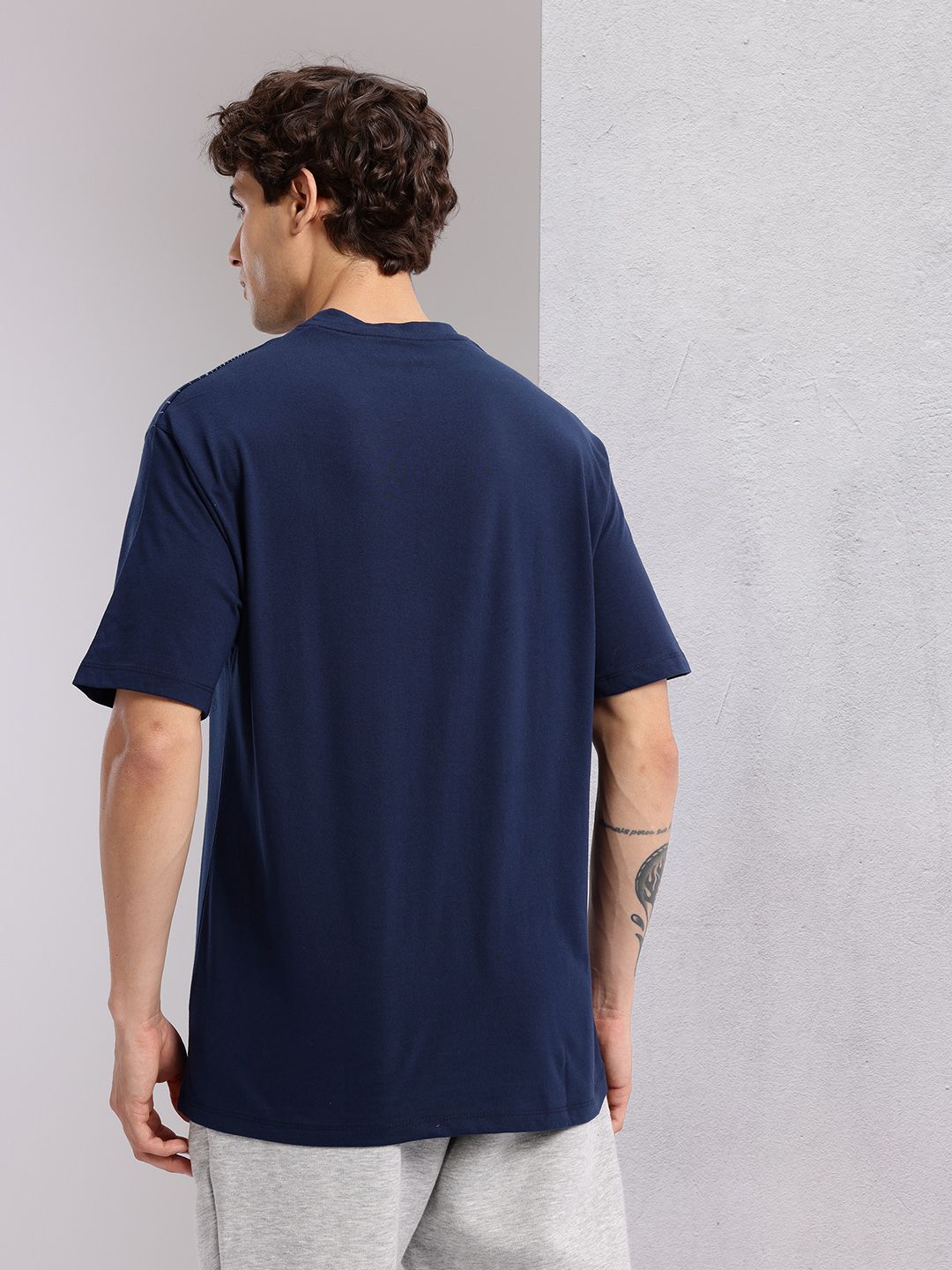 HRX by Hrithik Roshan Men Typography Printed Yoga T-shirt
