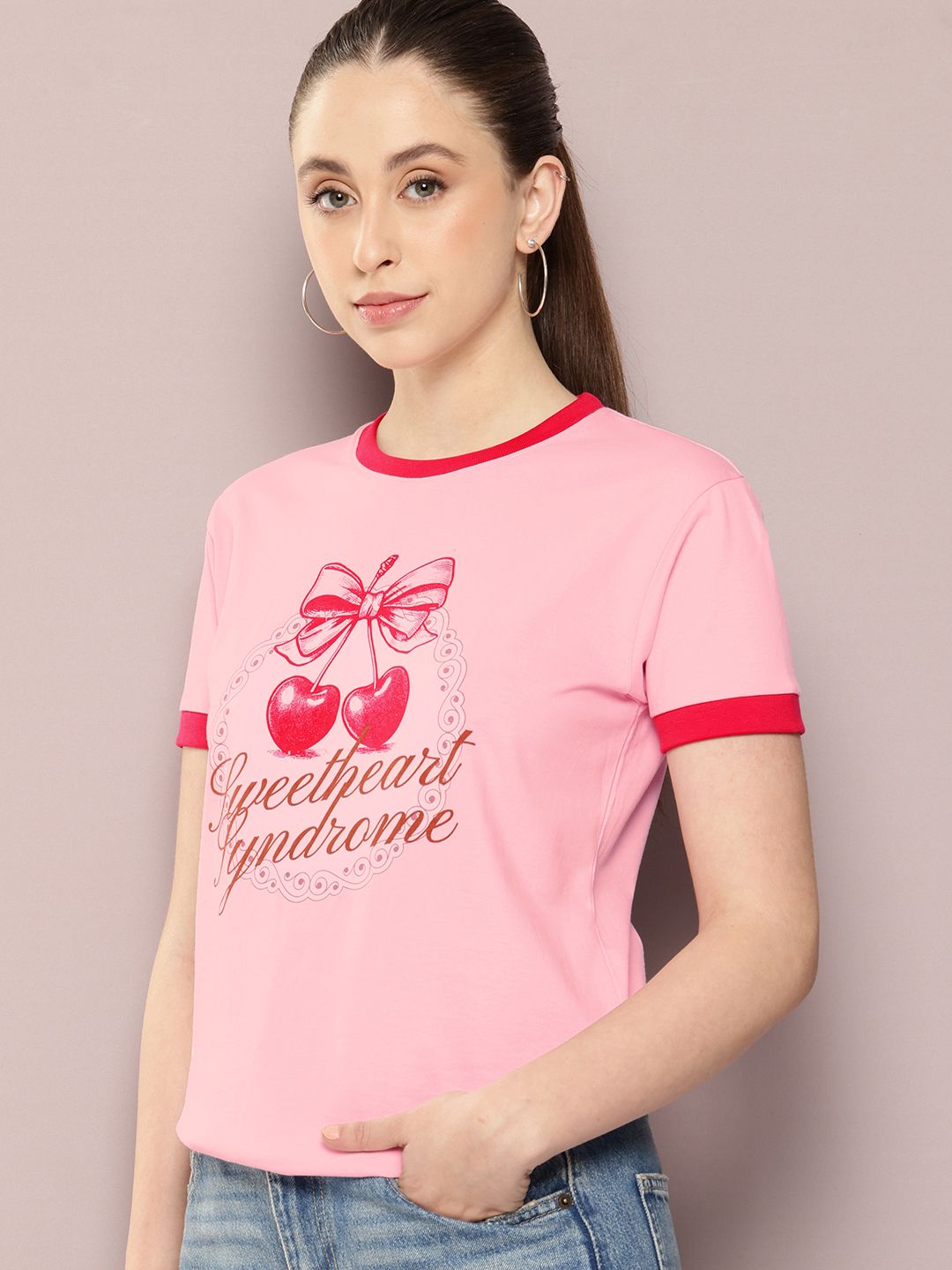 DILLINGER Women Regular Fit Short Sleeve Printed Tshirt