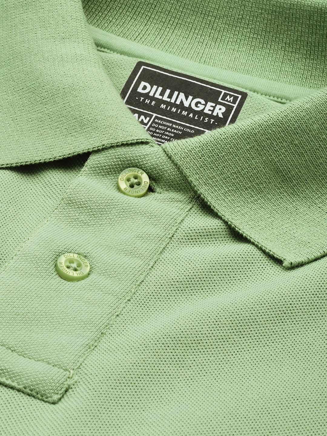 DILLINGER Men Polo Collar Pure Cotton T-shirt