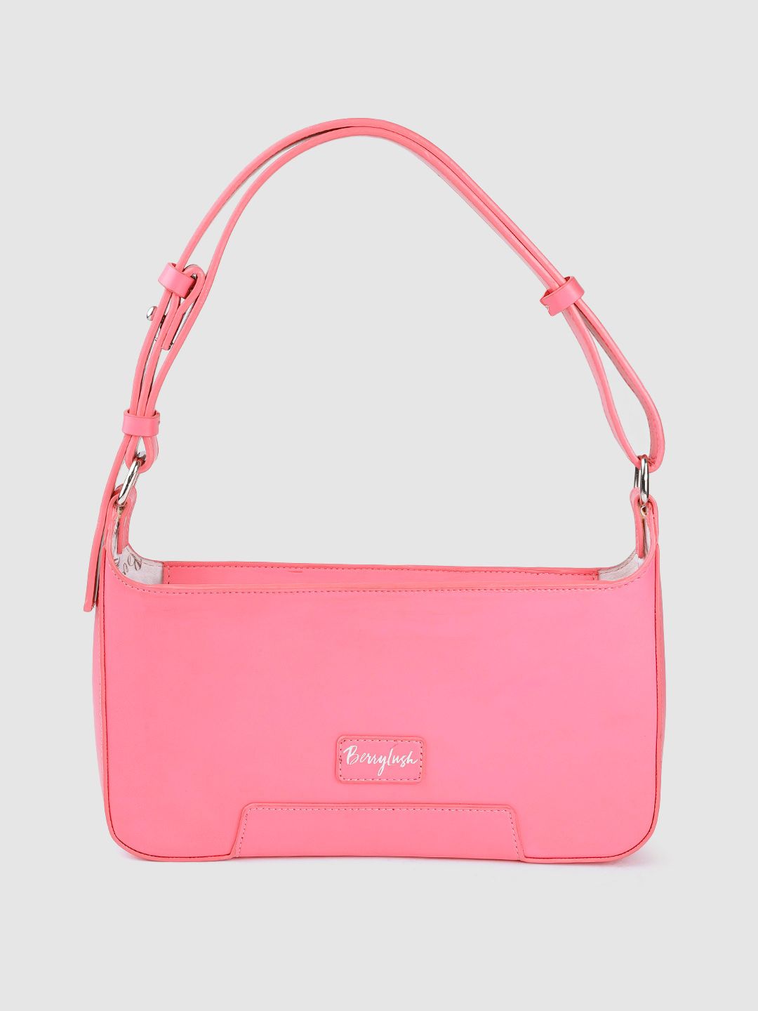 Berrylush Pink Structured Shoulder Bag