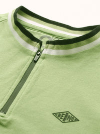 Being Human Mock Collar Pure Cotton T-shirt