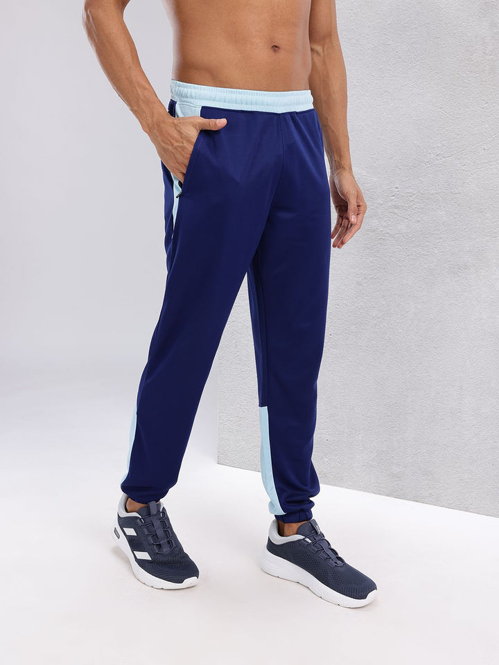 HRX by Hrithik Roshan Men Colourblock Rapid-Dry Running Joggers