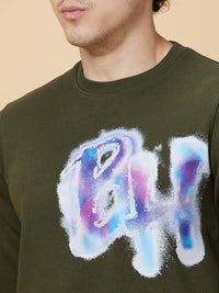 Being Human Men Printed Sweatshirt