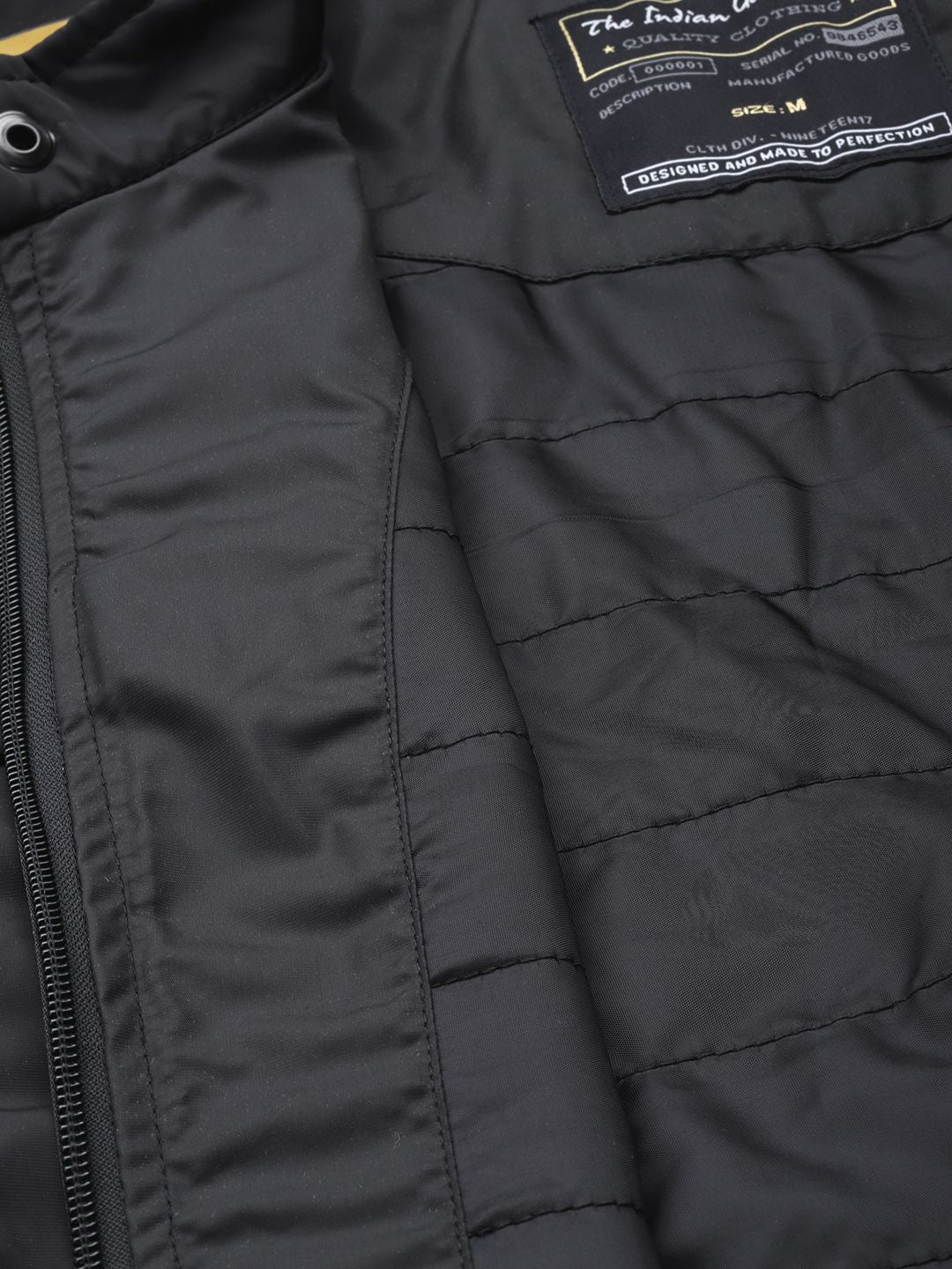 The Indian Garage Co Men Black Solid Tailored Jacket