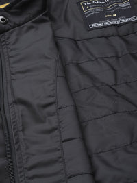 The Indian Garage Co Men Black Solid Tailored Jacket