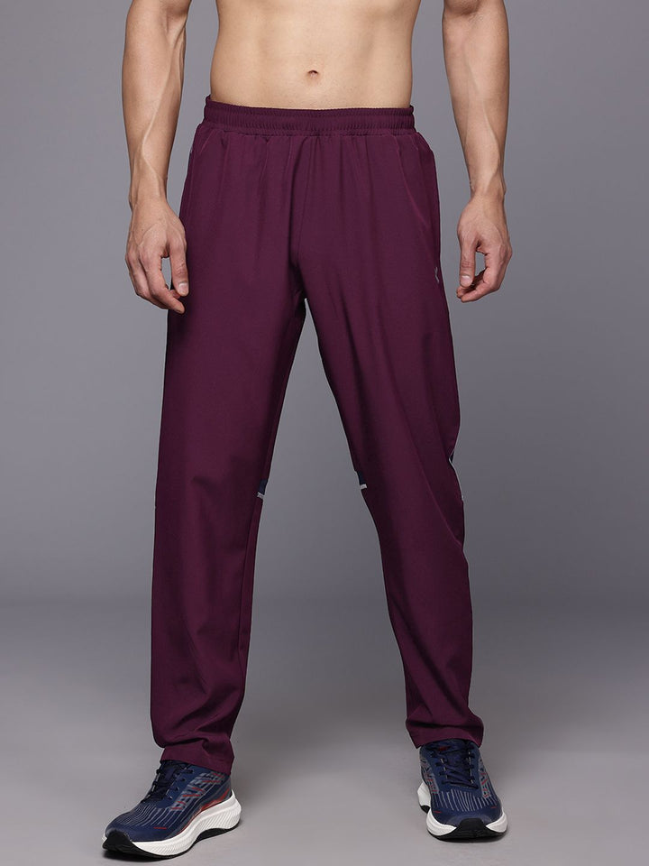 HRX by Hrithik Roshan Men Colourblocked Rapid-Dry Running Track Pants