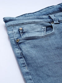 SPYKAR Men Super Skinny Fit Low-Rise Heavy Fade Stretchable Jeans