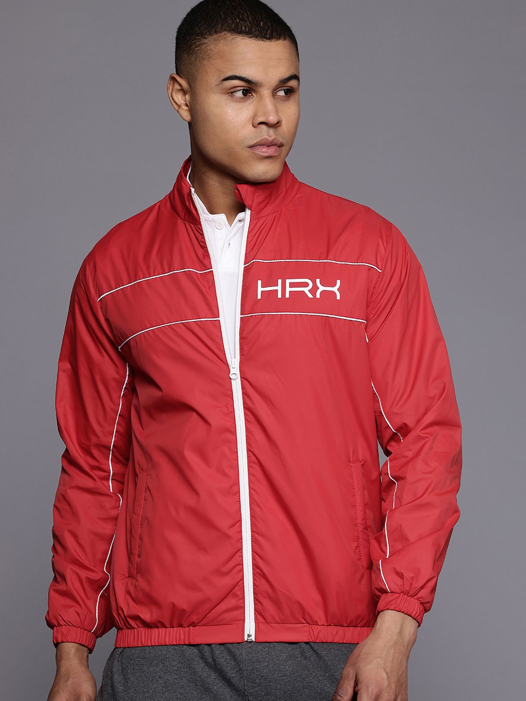 HRX by Hrithik Roshan Rapid-Dry Lifestyle Tailored Jacket