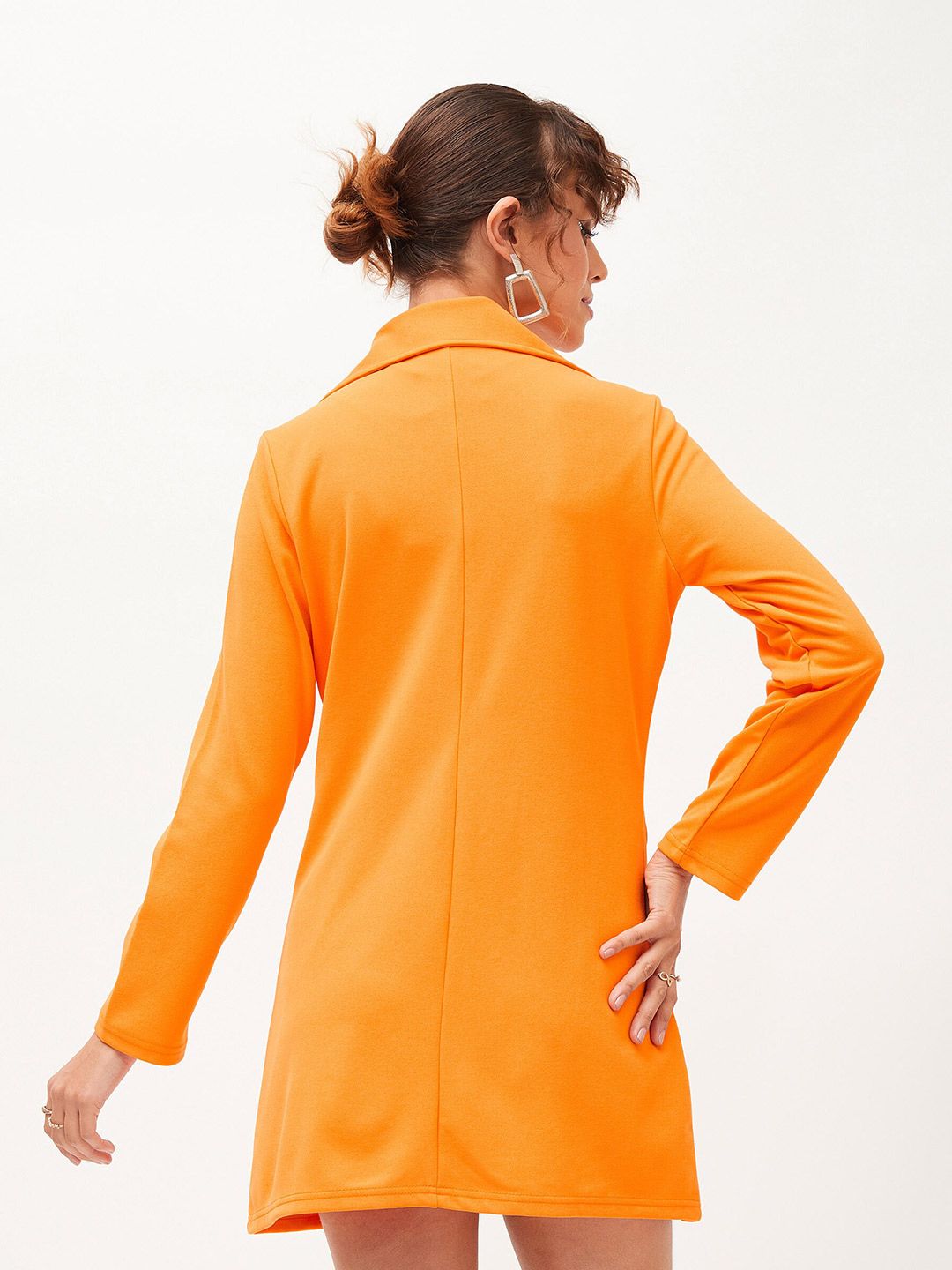 SASSAFRAS Shirt Collar Blazer Dress