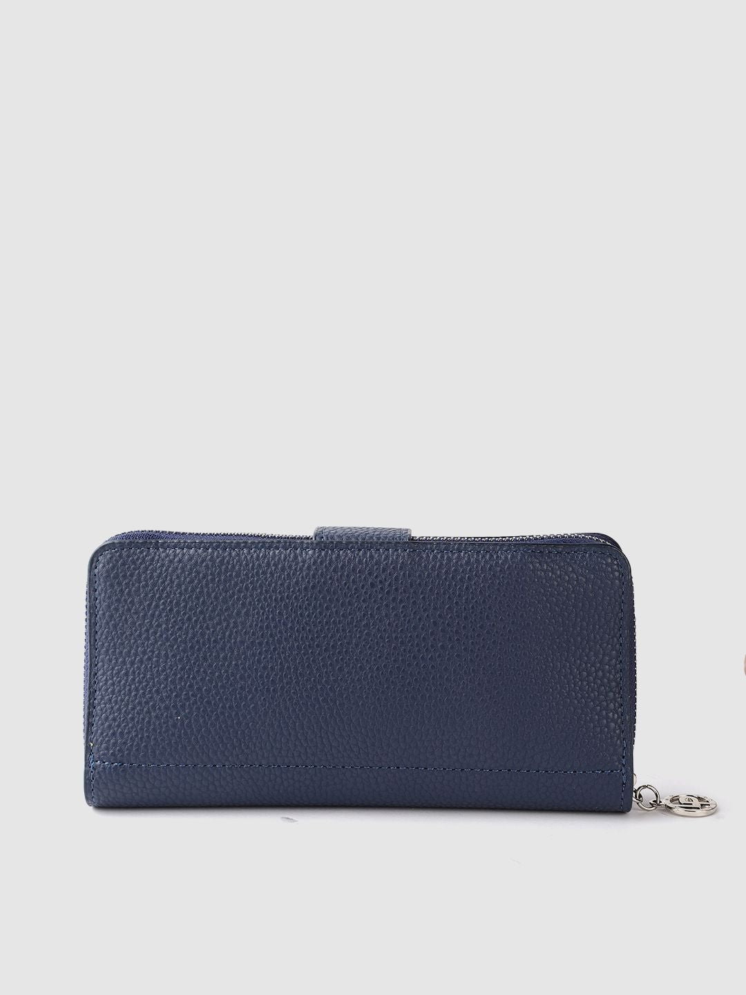 Lino Perros Women Navy Blue Two Fold Wallet