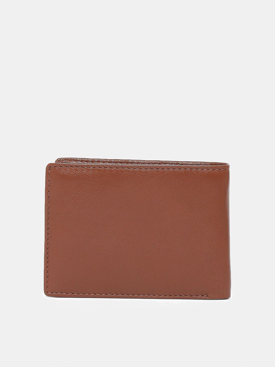 SPYKAR Men Tan Leather Two Fold Wallet